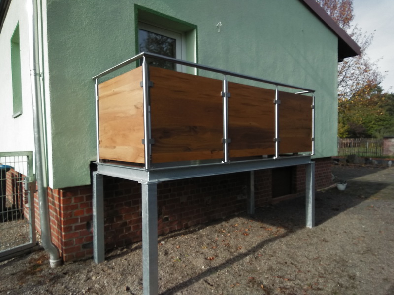 Balkongeländer aus Stahl von Metallbau Jurich